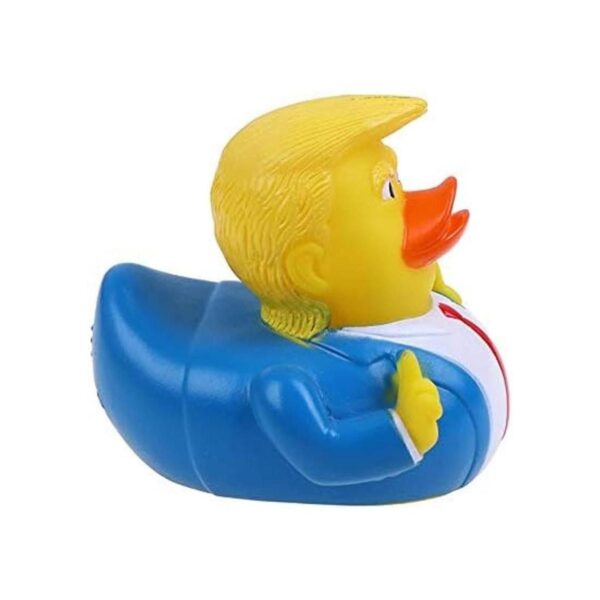 Speduckk 2pcs Trump Pato Bebé Baño Caucho Dibujos Animados_3