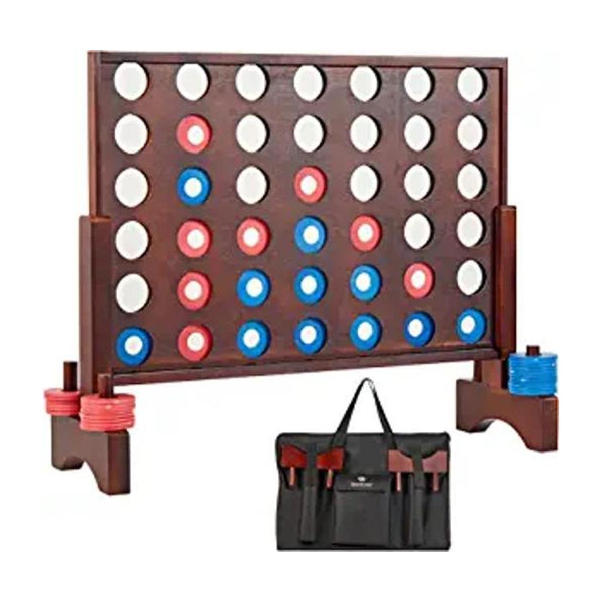 SpeedArmis Juego gigante de madera 4 en una fila alinea 4