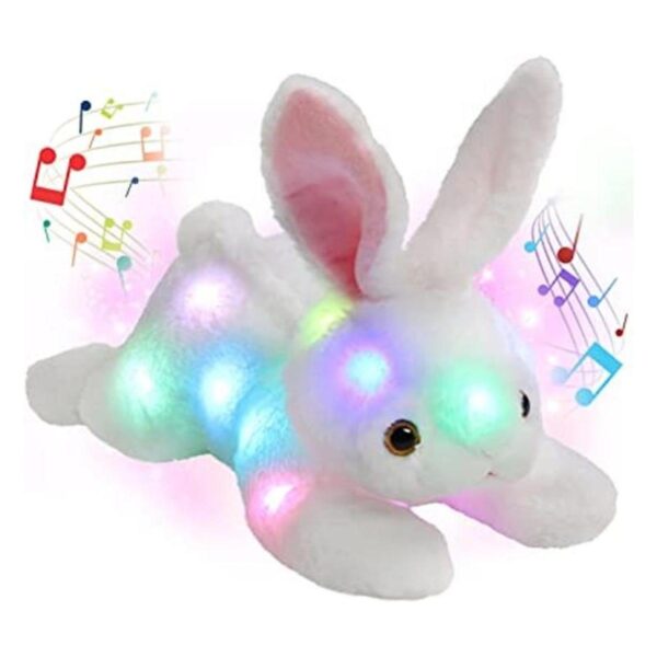 SpecialYou Juguete de peluche de conejo con luces_1