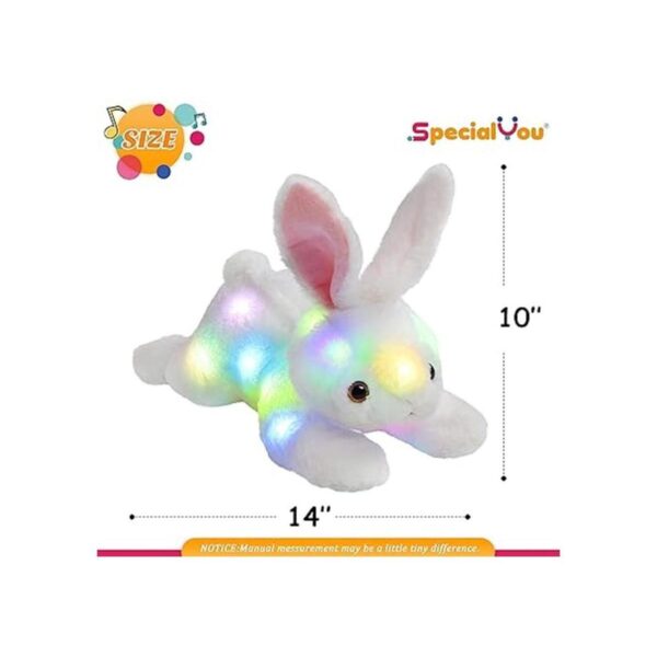 SpecialYou Juguete de peluche creativo de conejo con luz_2