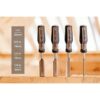 Spec Ops Tools Juego de cinceles de madera con cuchillas
