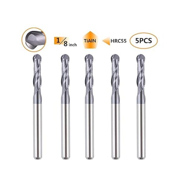 SpeTool 5 unids carburo bola nariz CNC router bits 18_6