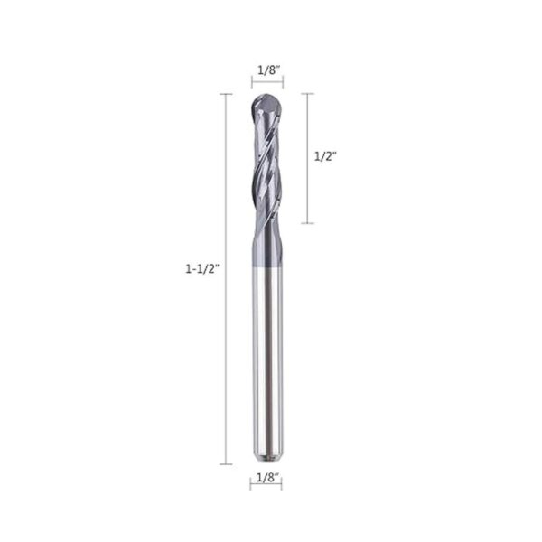 SpeTool 5 unids carburo bola nariz CNC router bits 18_2
