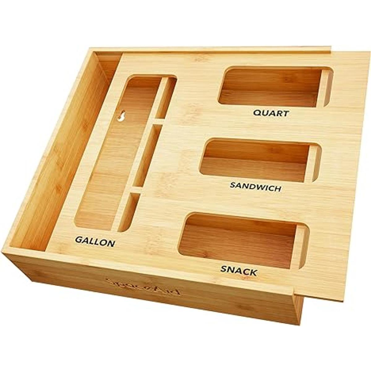 SpaceAid Ziplock Organizador de almacenamiento para cajón