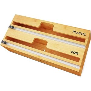 SpaceAid WrapNeat Organizador 2 en 1 con cortador y_1