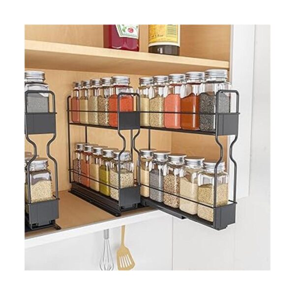SpaceAid Organizador de especias extraíble con 20 tarros