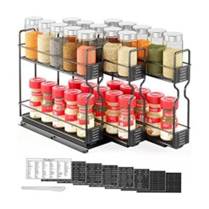 SpaceAid Organizador de especias extraíble para gabinete