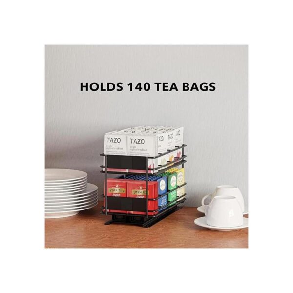 SpaceAid Estante organizador de bolsas de té extraíble