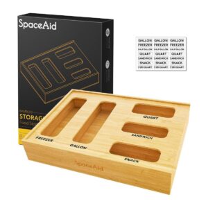 SpaceAid Organizador de almacenamiento de bolsas para_1