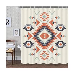 Southwestern Decor Cortina de ducha para baño diseño de