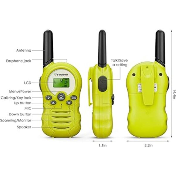 Sorulykin Walkie Talkies para niños 22 canales de hasta_3