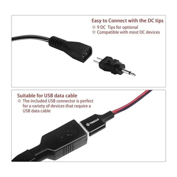 SoulBay Adaptador de corriente alterna universal de 30 W_5