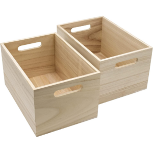 Sorbus Jaulas de madera sin terminar contenedores
