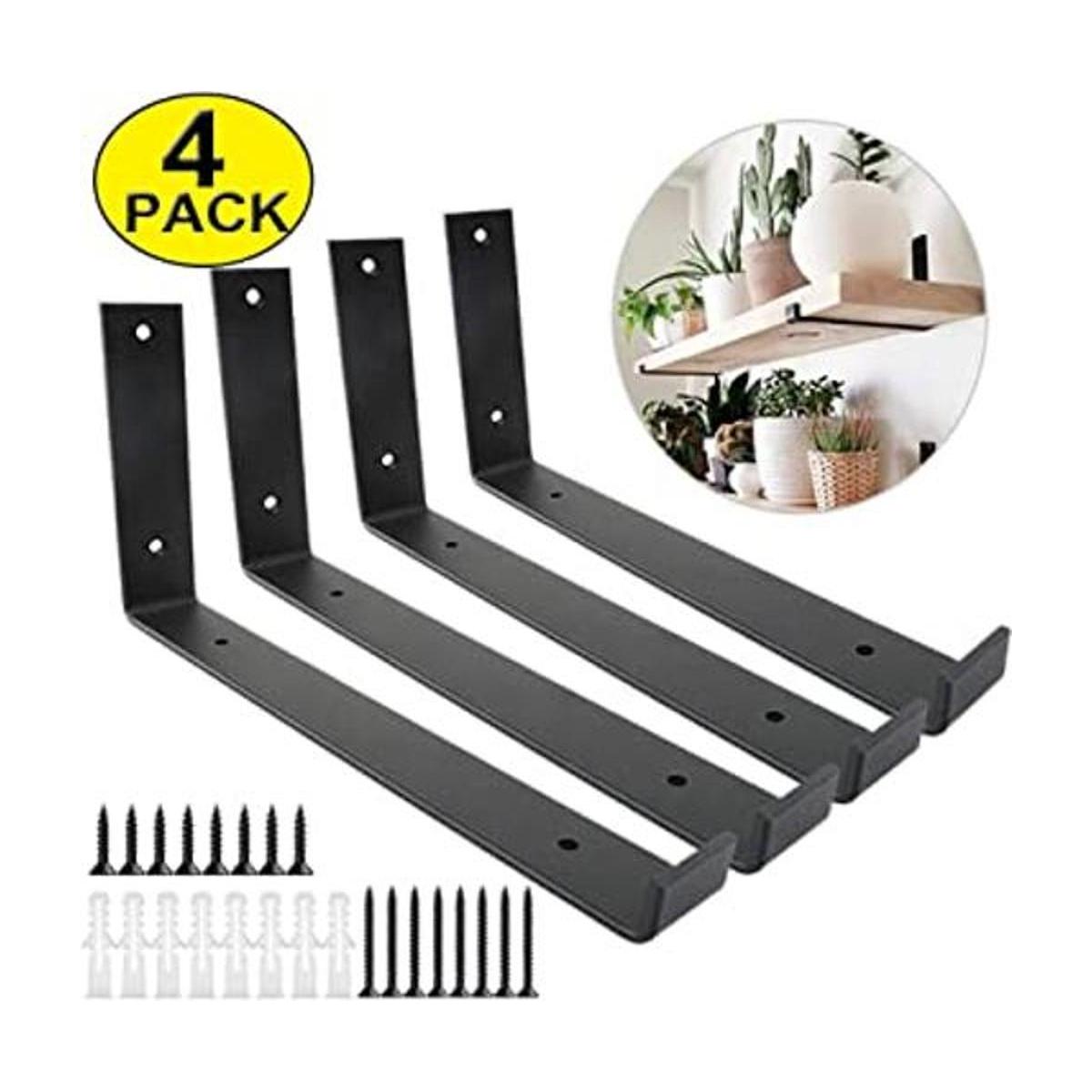 Soportes para estantes de 12 pulgadas 4 unidades soporte