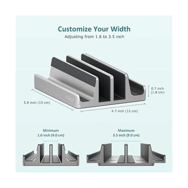 Soporte vertical para portátil SPACEMax ajustable Nukoi_3