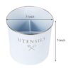 Soporte para utensilios de cocina extra grande con divisor