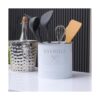 Soporte para utensilios de cocina extra grande con divisor