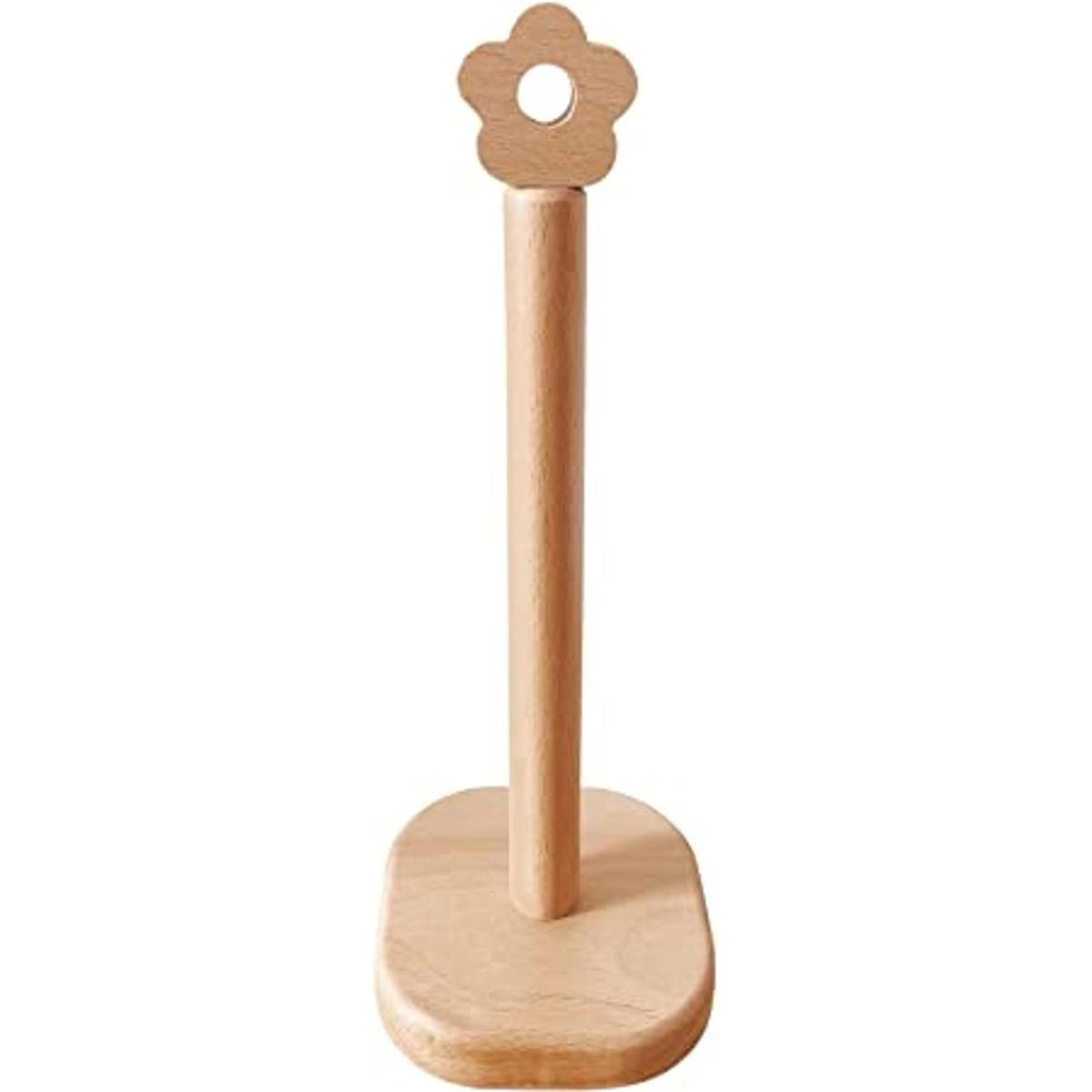 Soporte para toallas de papel organizador de madera para
