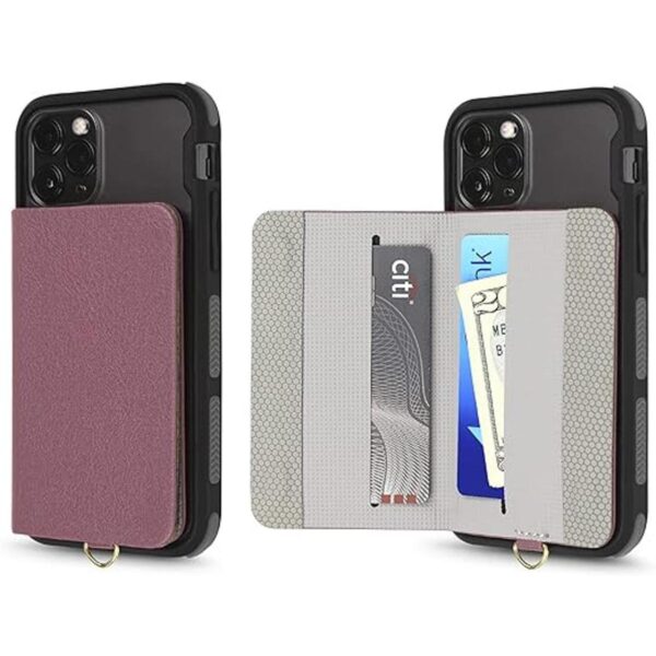 Soporte para teléfono celular y tarjetas de crédito con_2