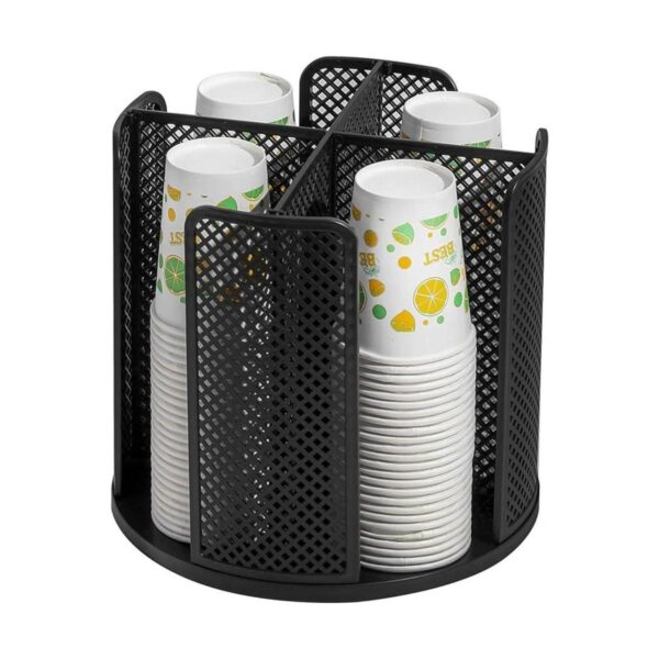 Soporte para tazas de papel y tapa organizador de_1