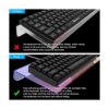 Soporte para teclado de computadora inclinado acrílico RGB_2