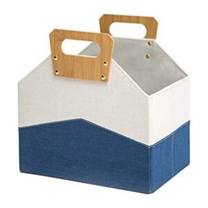 Soporte para revistas cesta de almacenamiento plegable_1