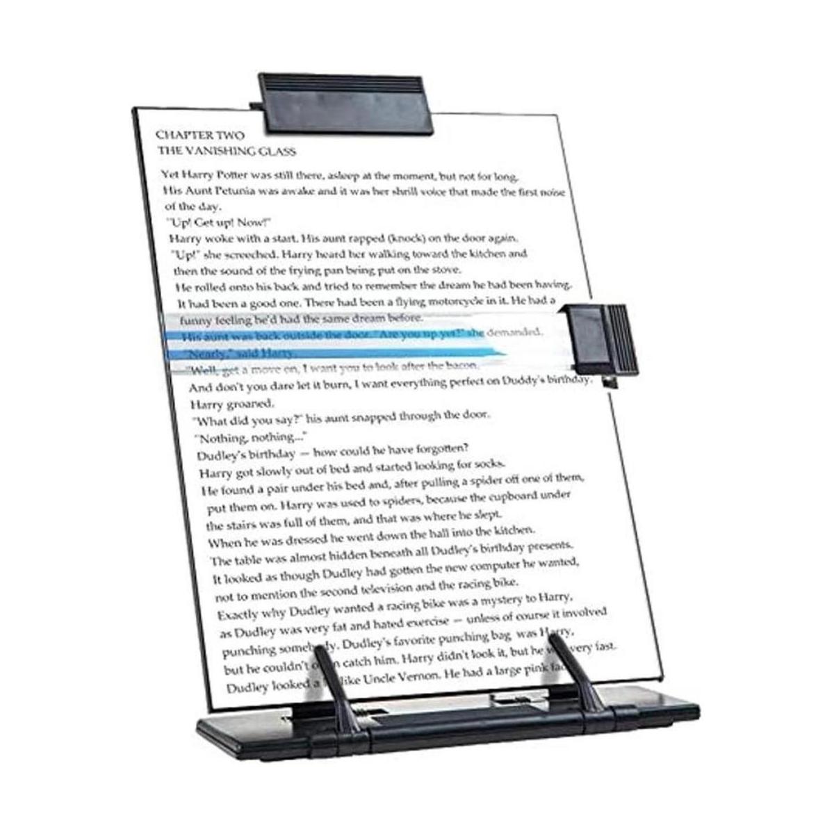 Soporte para libros de documentos de escritorio de metal