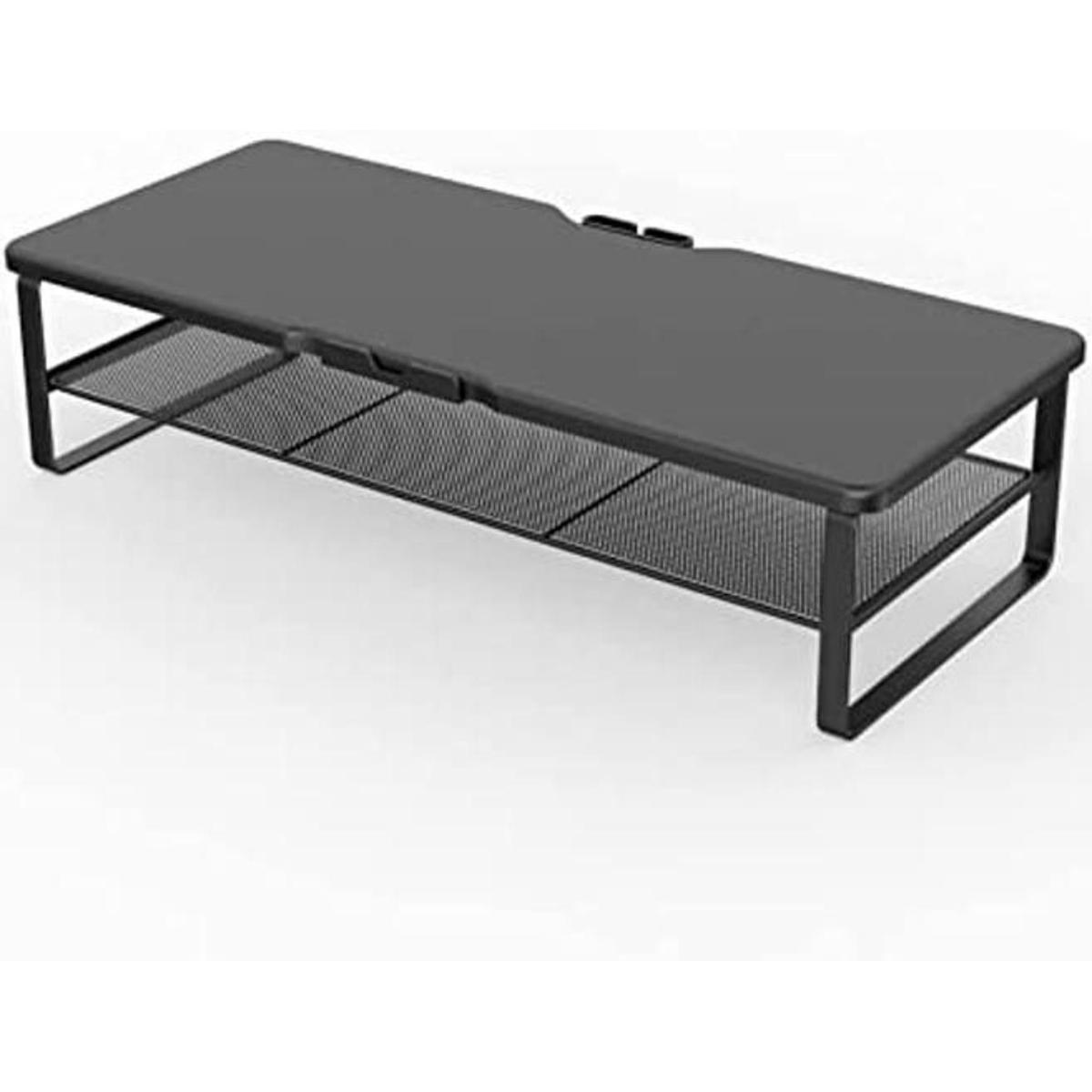 Soporte para monitor con cajón elevador de 2 niveles con