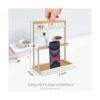 Soporte para joyería organizador de anillos de madera_5