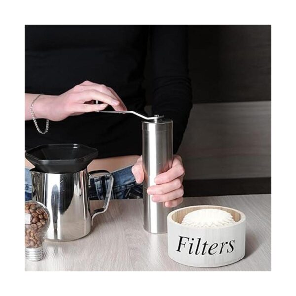 Soporte para filtro de café contenedor de almacenamiento