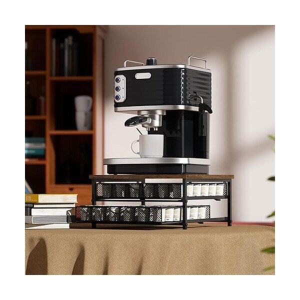 Soporte para cápsulas de café para mostrador cajón de