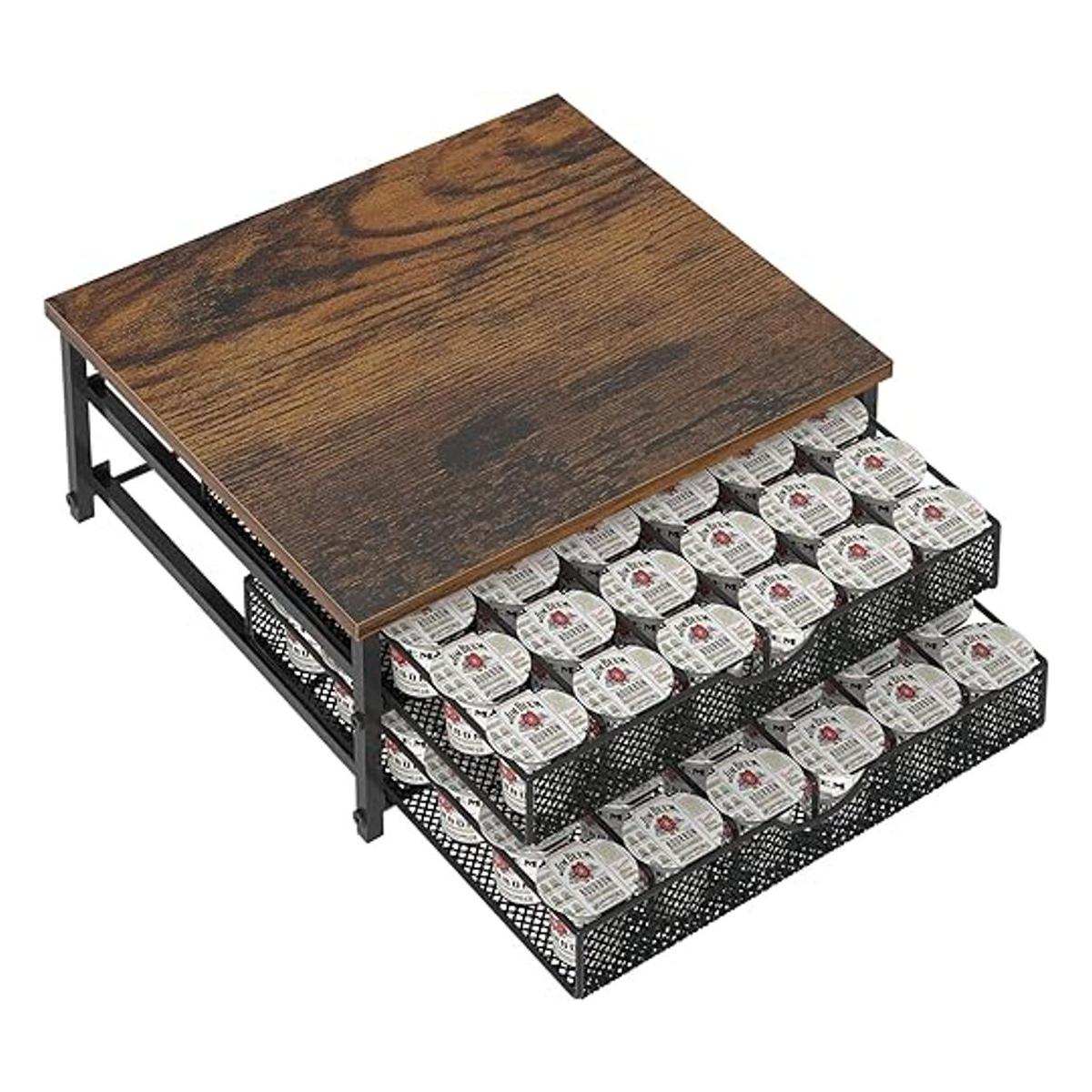 Soporte para cápsulas de café para mostrador cajón de