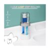 Soporte para cepillo de dientes con tapascubierta para