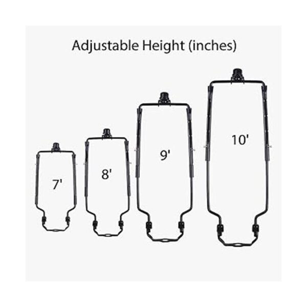 Soporte para arpa de lámpara de 7 8 9 10 pulgadas kit