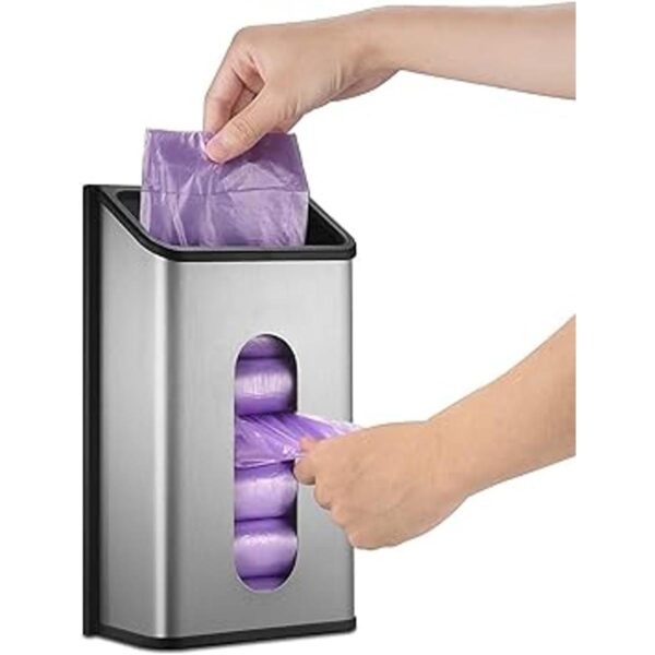 Soporte mejorado para bolsas de plástico de pared