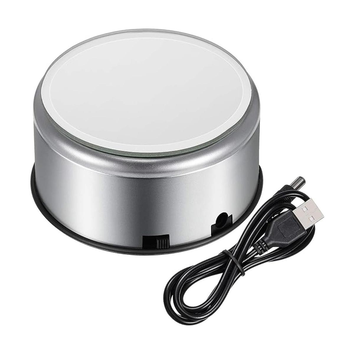 Soporte giratorio de 360 grados con cable de alimentación
