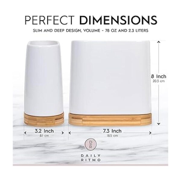 Soporte grande para utensilios de cocina para encimera con_4