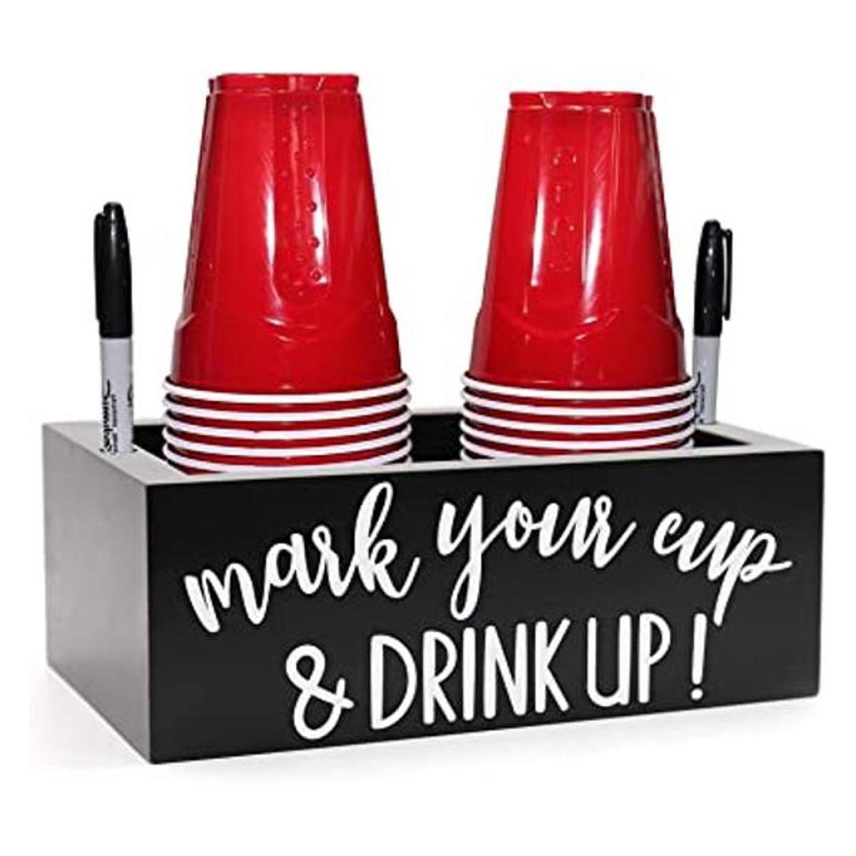 Soporte doble individual para tazas de fiesta organizador