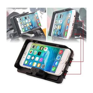 Soporte de teléfono de motocicleta con cargador USB_1