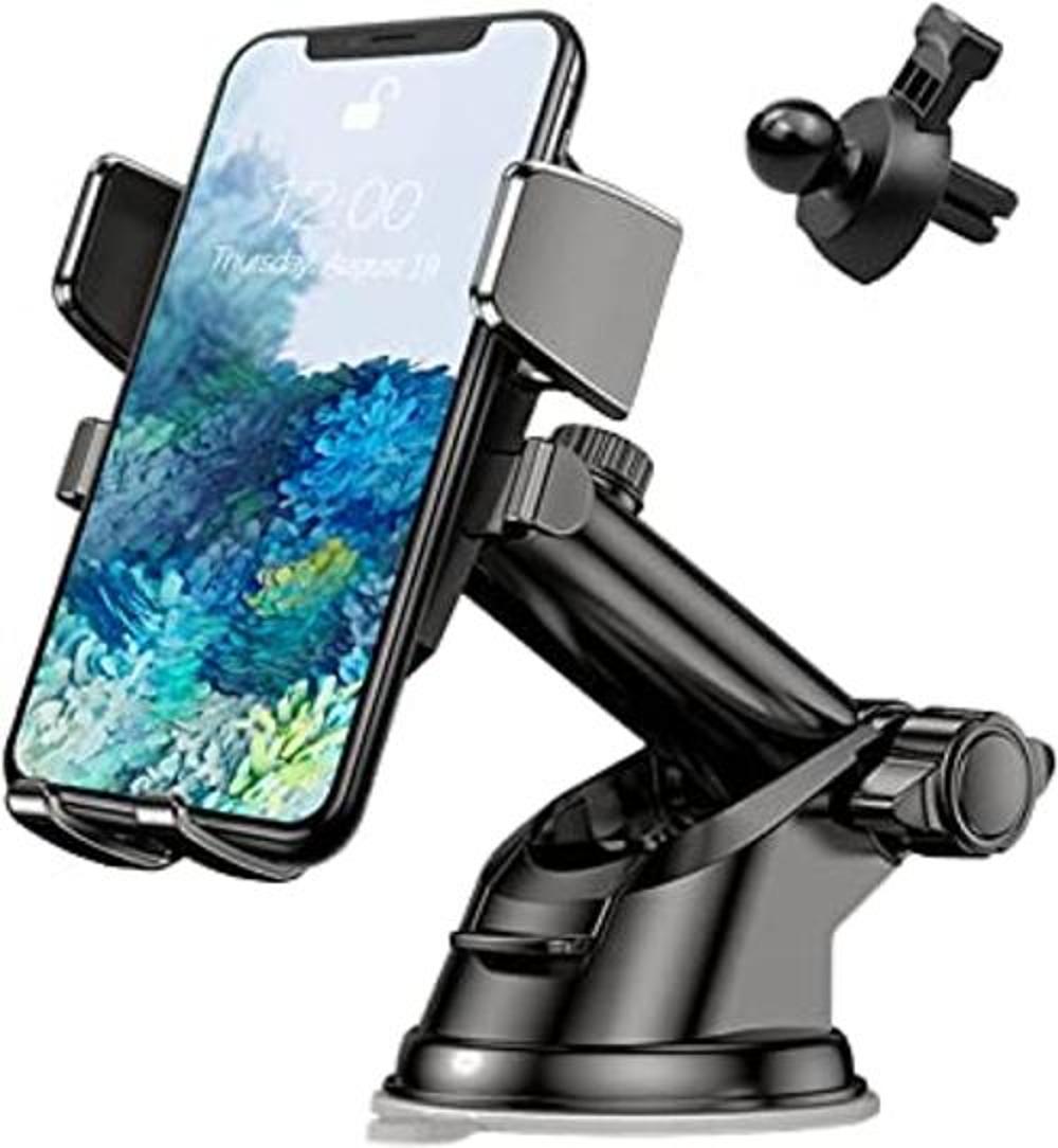 Soporte de teléfono para coche giratorio de 360 para