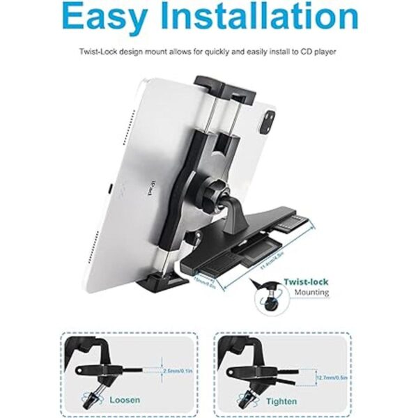 Soporte de soporte para tablet con ranura para CD de_4