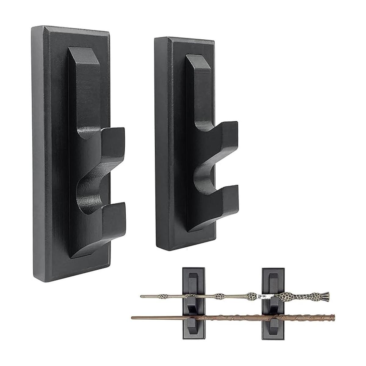 Soporte de pared para varita mágica de 2 niveles color