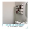 Soporte de papel higiénico rústico TicTacToe para baño_4