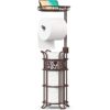 Soporte de papel higiénico mejorado para baño capacidad_1