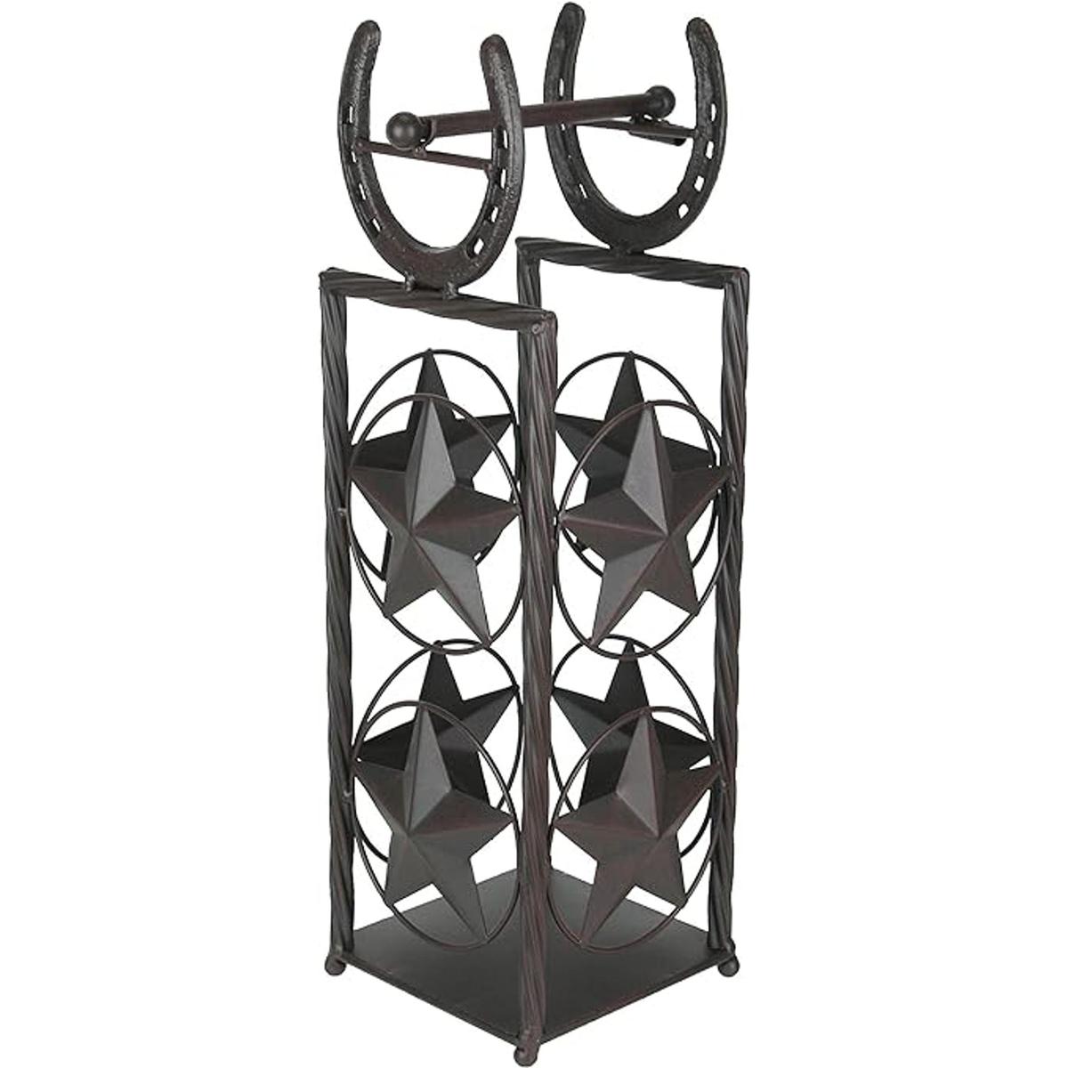 Soporte de papel higiénico y almacenamiento de metal