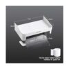 Soporte de papel higiénico con estante soporte_6