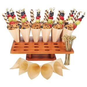 Soporte de madera para cono de helado 13 pulgadas de