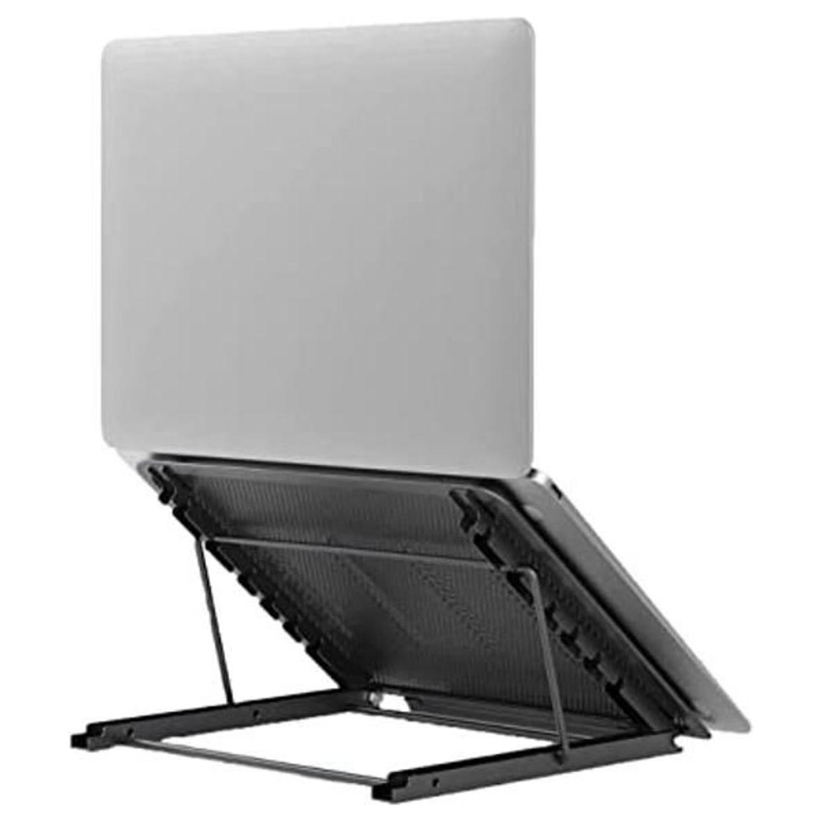 Soporte de mesa para ordenador portátil con ventilación y