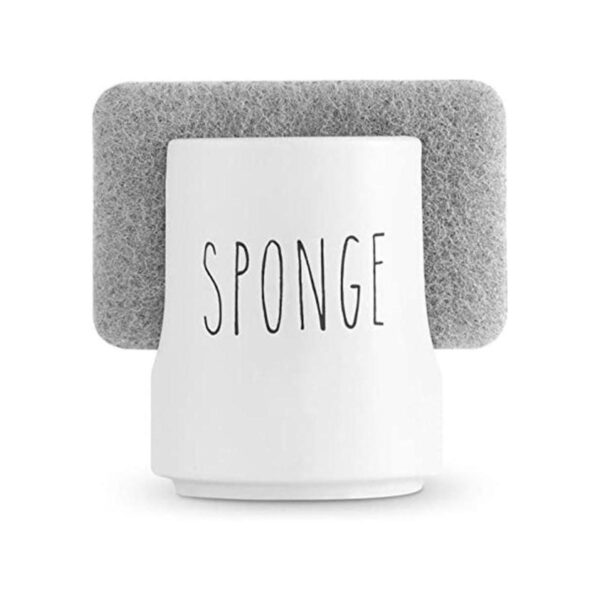 Soporte de esponja para fregadero de cocina con esponja
