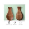 Soporte de cuchara para estufa soporte de bambú para